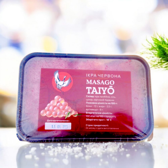 Икра мойвы масаго красная Taiyo, 500 г