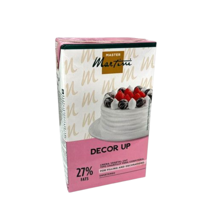Вершки кондитерські рослинні Master Martini Decor Up 27% 1 л (Італія)