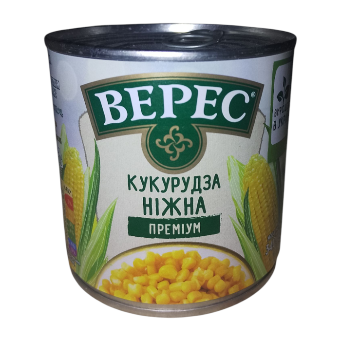 Кукуруза консервированная Верес «Нежная Премиум» 340 г