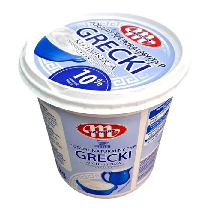Натуральний грецький йогурт Mlekovita 10% 1 кг