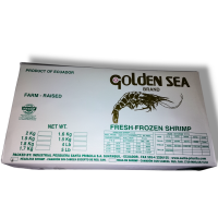 Креветки тигрові без голови 21/25 Golden Sea заморожені 2 кг
