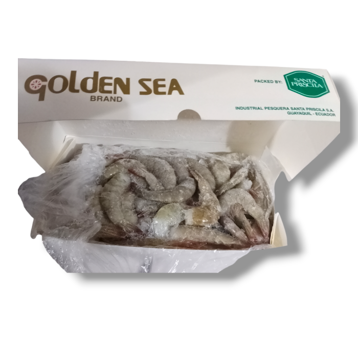 Креветки тигрові без голови 16/20 Golden Sea 2 кг