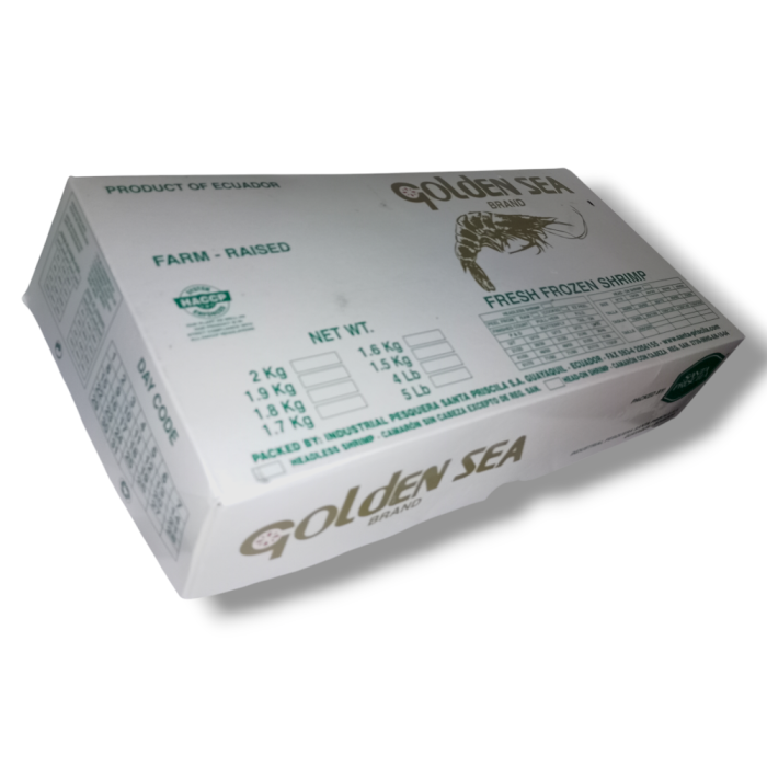 Креветки тигрові без голови 16/20 Golden Sea 2 кг