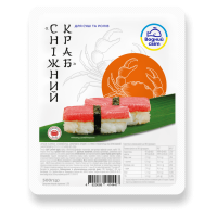 Крабовые палочки Снежный краб с мясом краба Водный мир 500 г