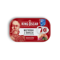 Печінка тріски натуральна King Oscar, 115 г