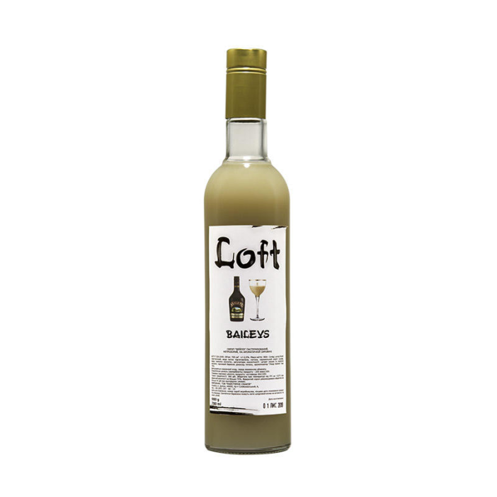 Професійний кавовий сироп Loft «Бейліс» (Baileys / Ірландський крем), скляна пляшка 700 мл