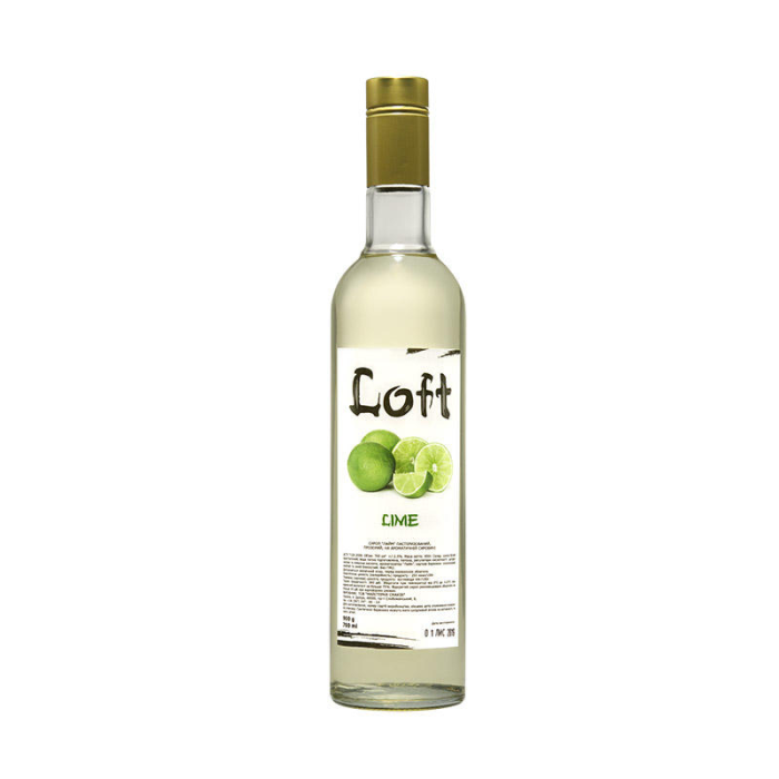 Сироп Loft Лайм для коктейлей и лимонадов, 700 мл