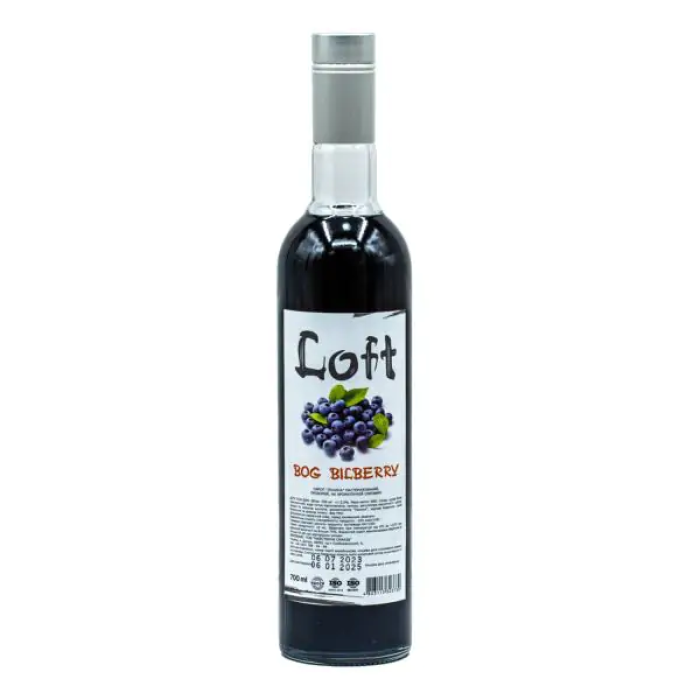 Професійний барний сироп Loft «Лохина» (Bog Bilberry), скляна пляшка 700 мл