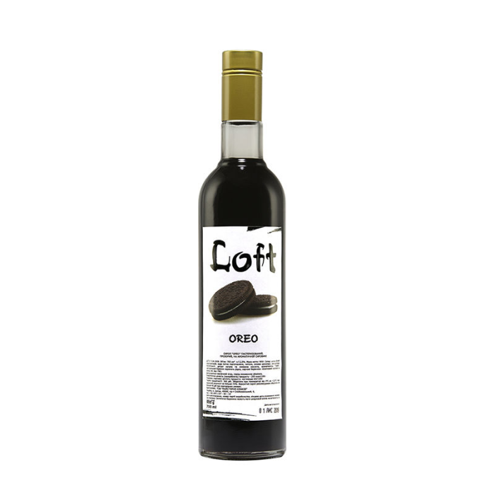 Професійний десертний сироп Loft «Орео» (Oreo), скляна пляшка 700 мл