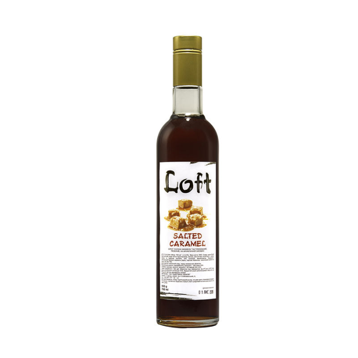 Професійний кавовий сироп Loft «Солона Карамель» (Salted Caramel), скляна пляшка 700 мл