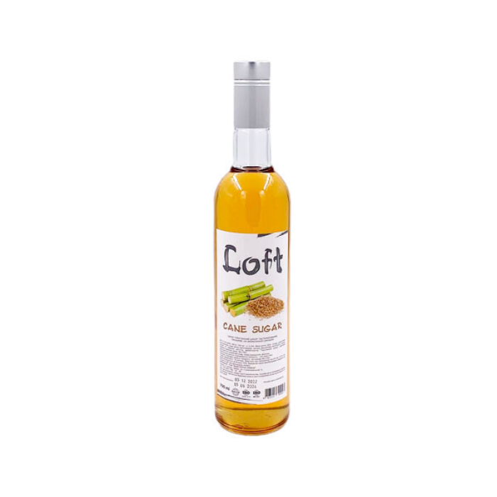 Професійний барний сироп Loft «Тростинний Цукор» (Cane Sugar), скляна пляшка 700 мл