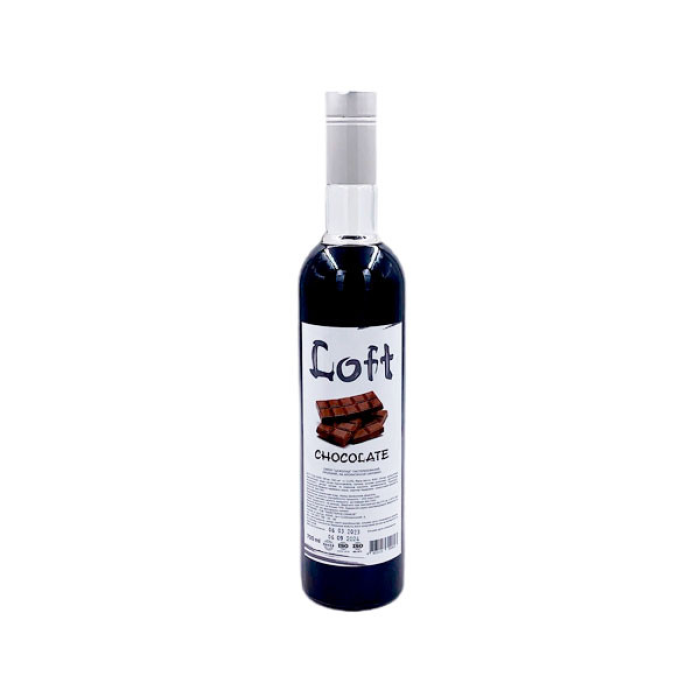 Професійний барний сироп Loft «Шоколад» (Chocolate), скляна пляшка 700 мл