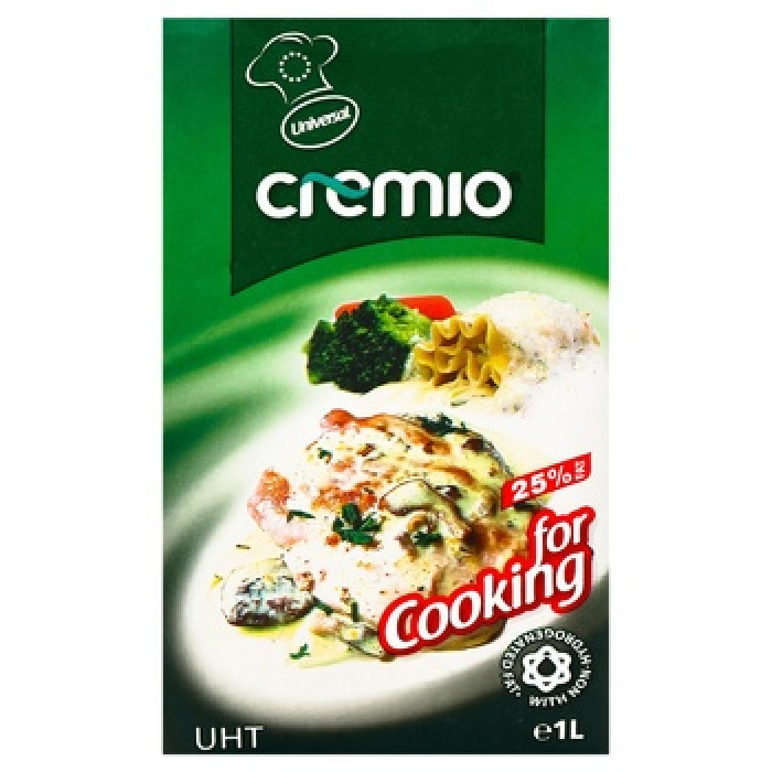 Вершки кулінарні рослинні Cremio 25% 1 л (Болгарія)