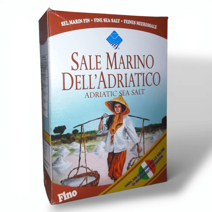 Італійська дрібна морська сіль Sale Marino Dell'Adriatico (Fino), 1 кг