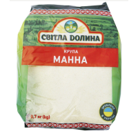 Крупа манная «Світла Долина» марка М, 700 г