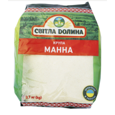 Крупа манная «Світла Долина» марка М, 700 г