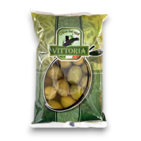 Оливки зелені Vittoria з кісточкою, 850 мл