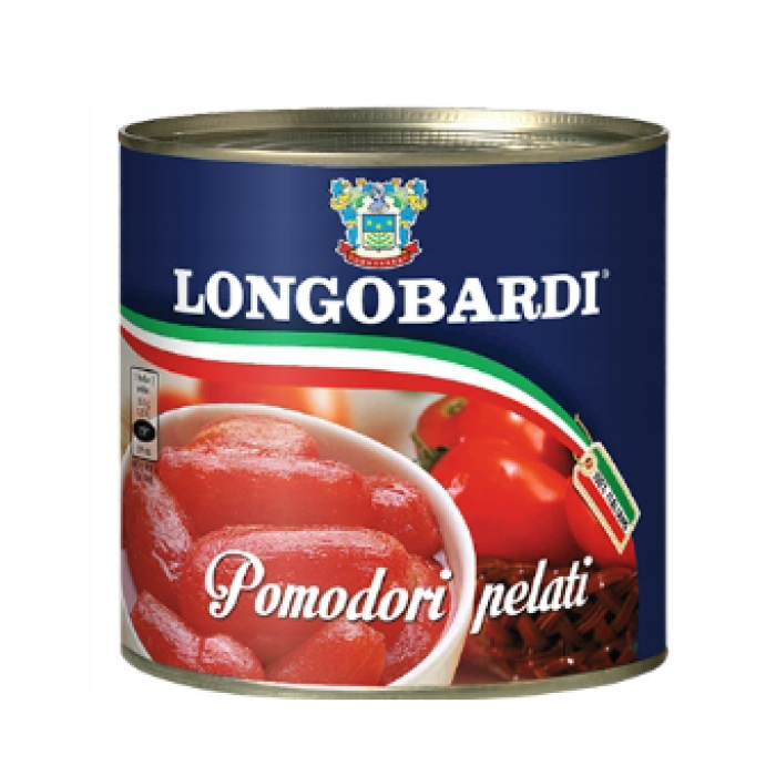 Томаты пелати (целые очищенные в собственном соку) Longobardi, 2.5 кг