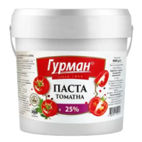 Томатна паста Гурман 25% з сіллю відро 5 кг