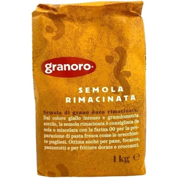 Борошно з твердих сортів пшениці Semola Rimacinata Granoro, 1 кг