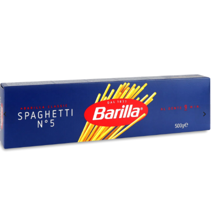 Спагетті Barilla Spaghetti n.5 (з твердих сортів пшениці), 500 г
