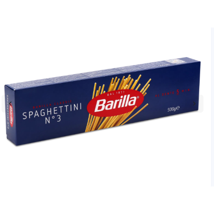 Тонкие итальянские спагеттини Barilla Spaghettini n.3, 500 г