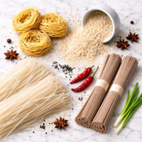 Професійна локшина, рис та бакалія для паназійських страв і Wok