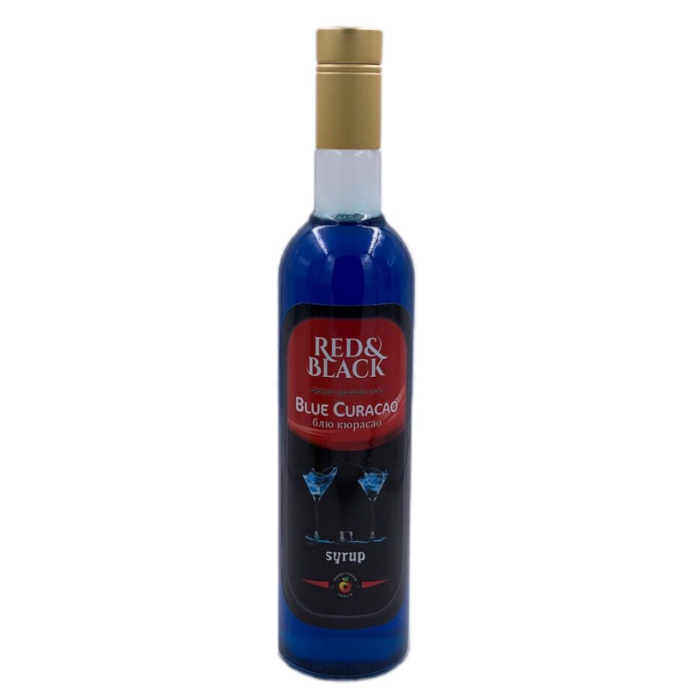 Сироп Red&Black Блю Кюрасао в стеклянной бутылке (700 мл)