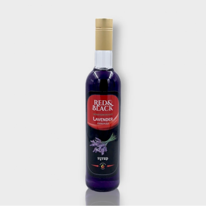 Сироп Red&Black Лаванда в стеклянной бутылке (700 мл)