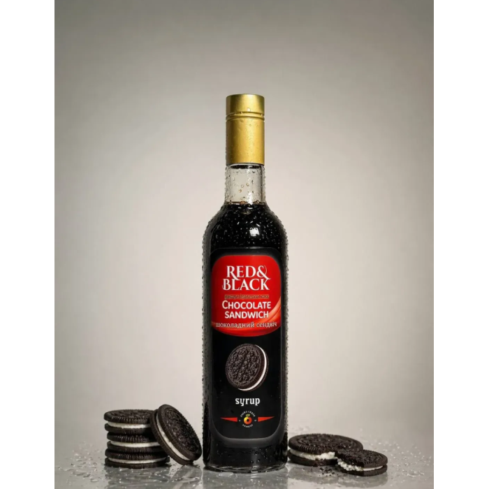 Сироп Red&Black Орео у скляній пляшці (700 мл)