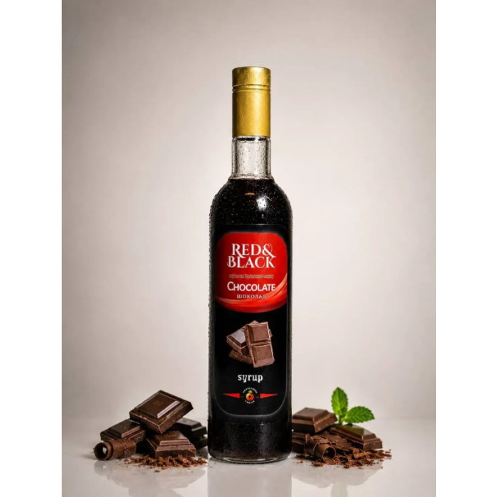Сироп Red&Black Шоколад у скляній пляшці (700 мл)