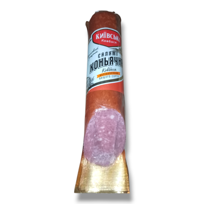 Колбаса Салями Коньячная полукопченая Киевский мясокомбинат