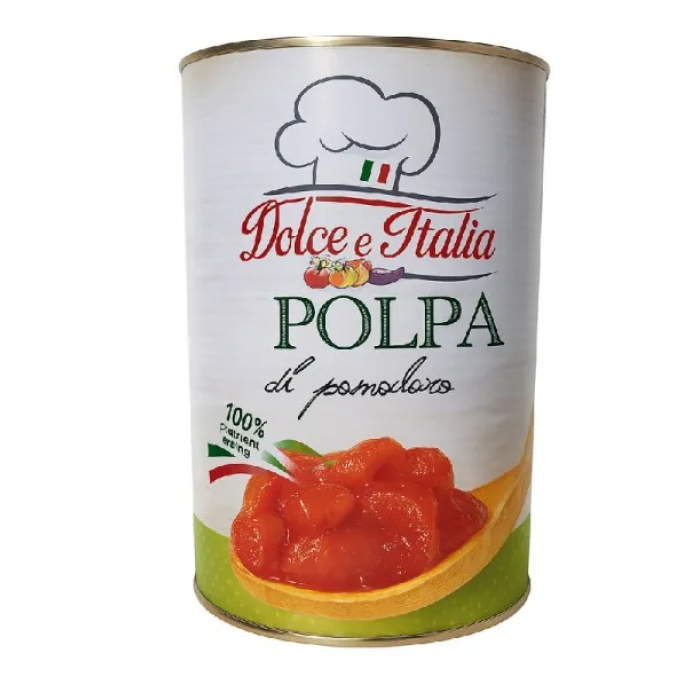 Измельченные томаты (Polpa di pomodoro / Томатная мякоть) Dolce e Italia, 4.05 кг